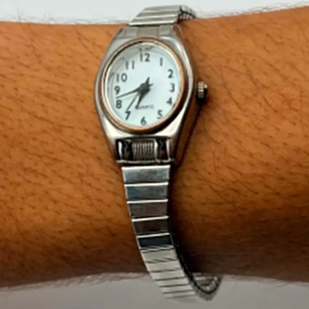Vintage Silver Dainty Quartz Watch